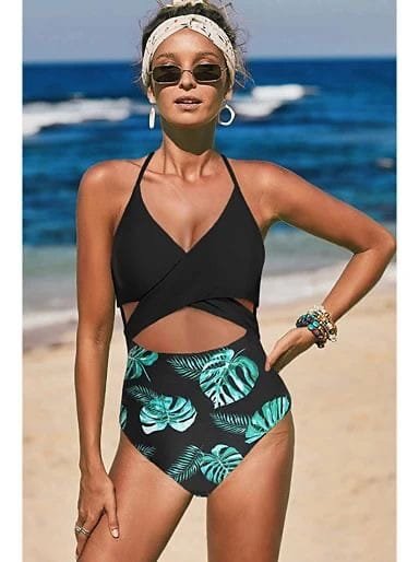Buy swimwear for women at a store.
