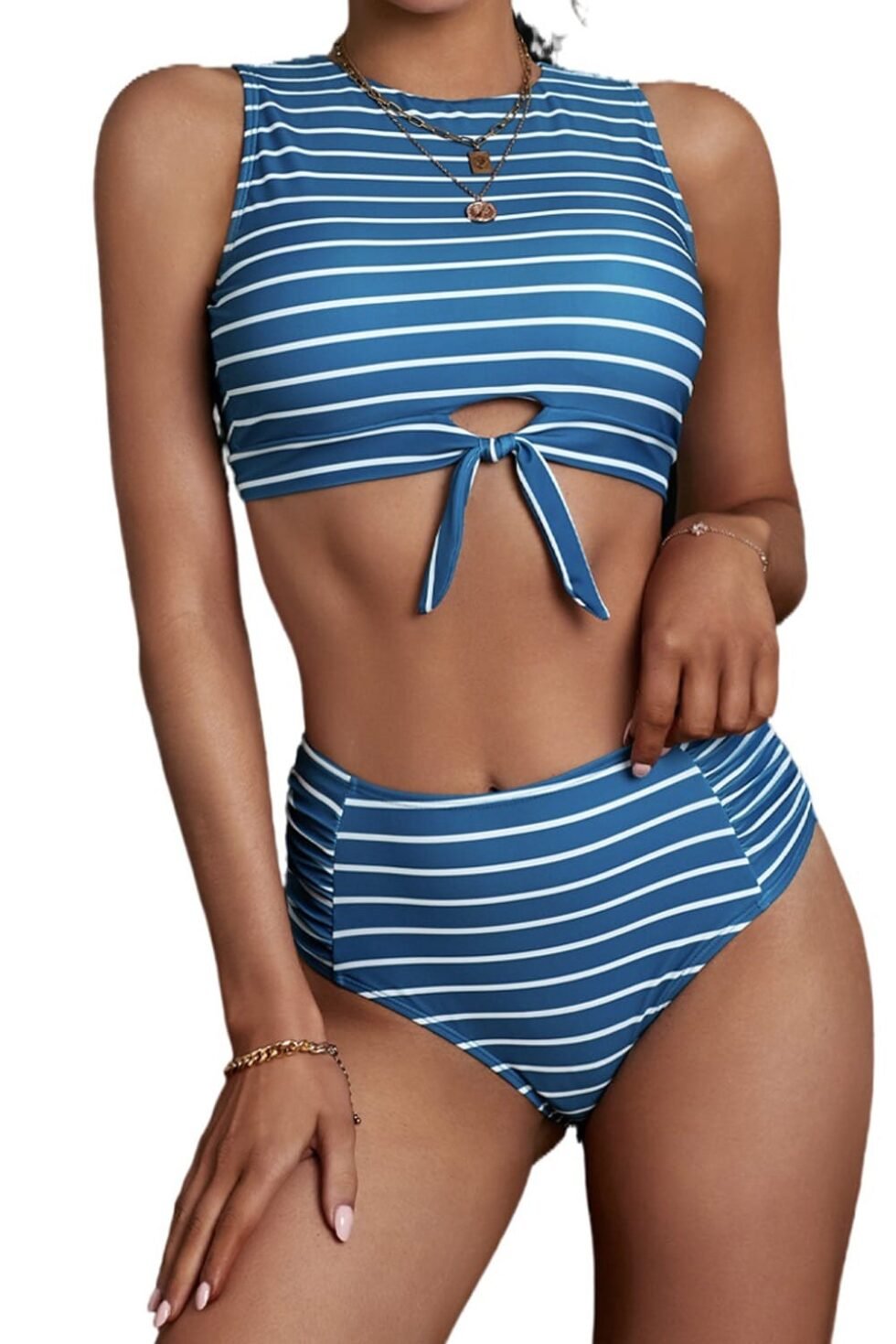 Buy swimwear for women at a store.