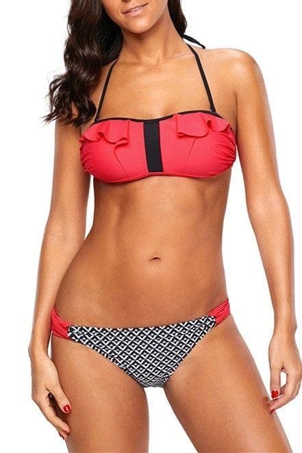 Buy swimwear for women at a store.