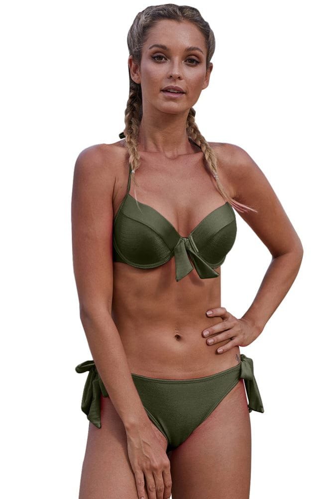 Buy swimwear for women at a store.