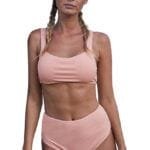 Buy swimwear for women at a store.