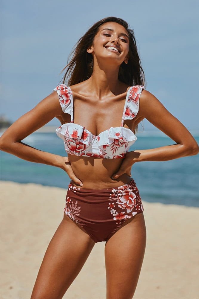 Buy swimwear for women at a store.