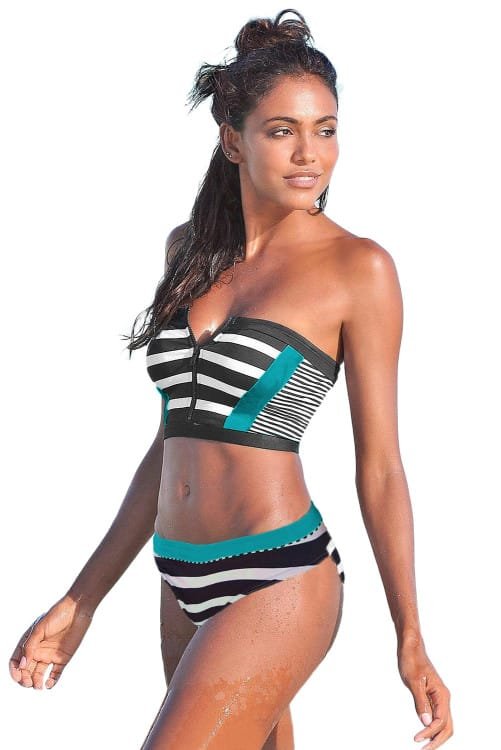 Buy swimwear for women at a store.