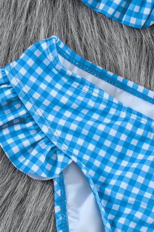 Buy swimwear for women at a store.