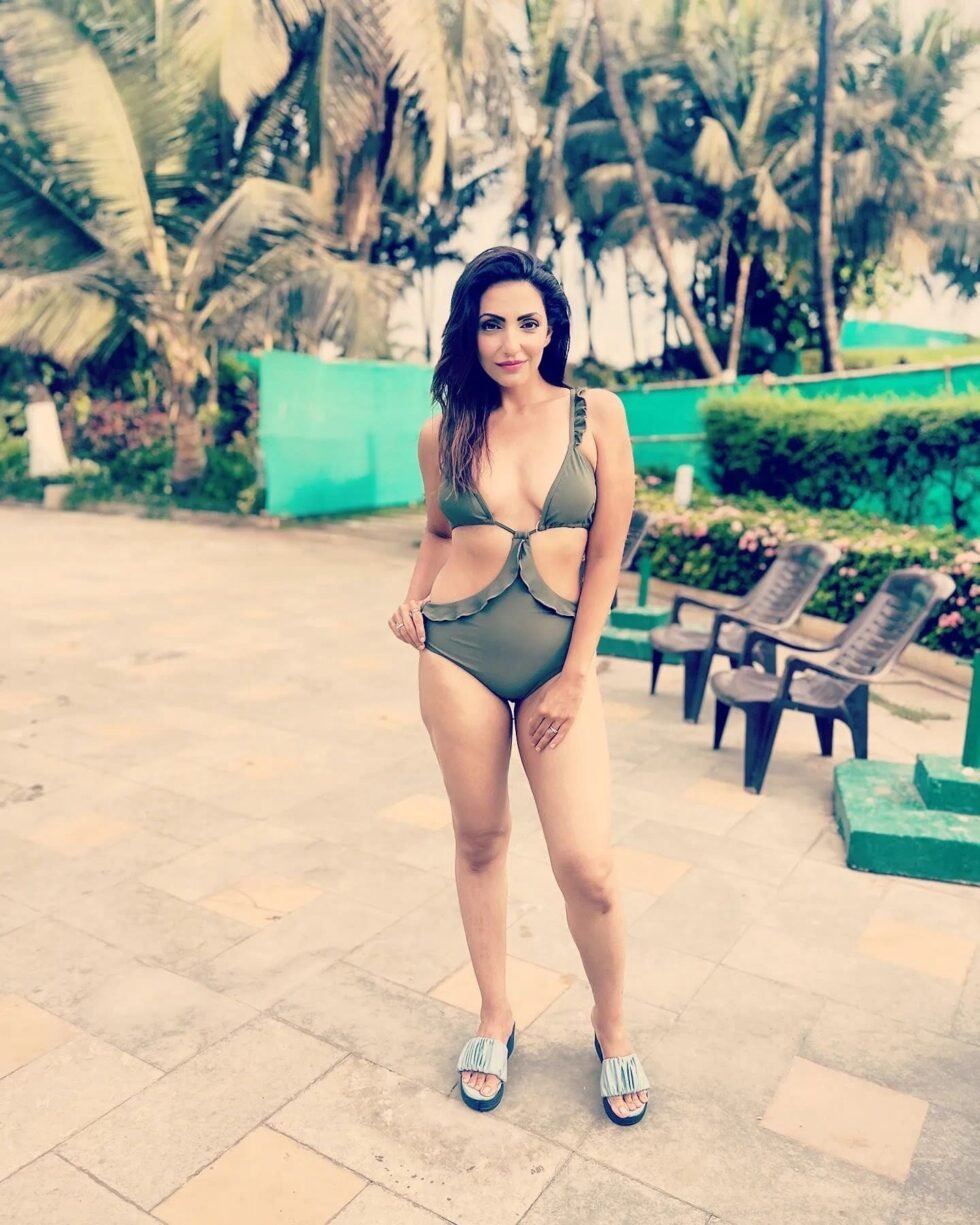 Buy swimwear for women at a store.