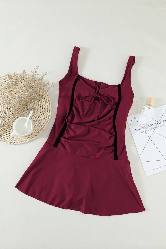 Buy swimwear for women at a store.