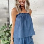 Buy swimwear for women at a store.