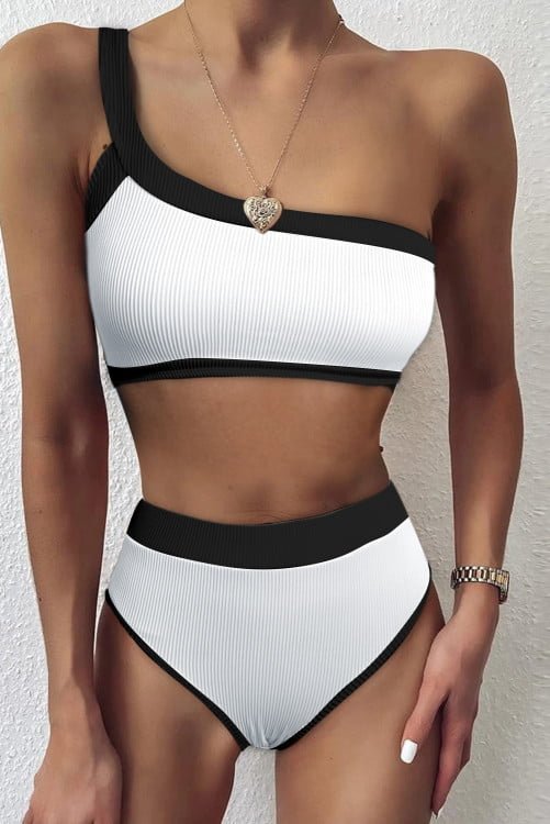 Buy swimwear for women at a store.