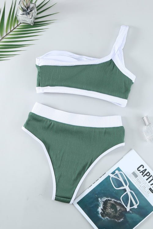 Buy swimwear for women at a store.
