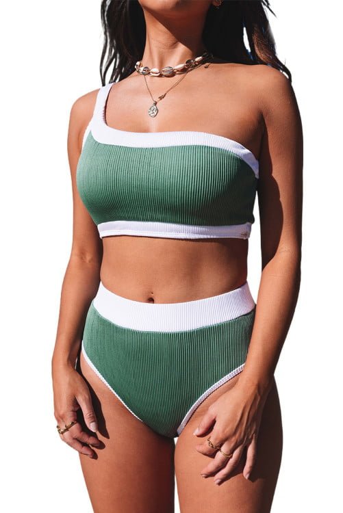 Buy swimwear for women at a store.
