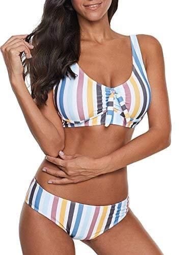Buy swimwear for women at a store.