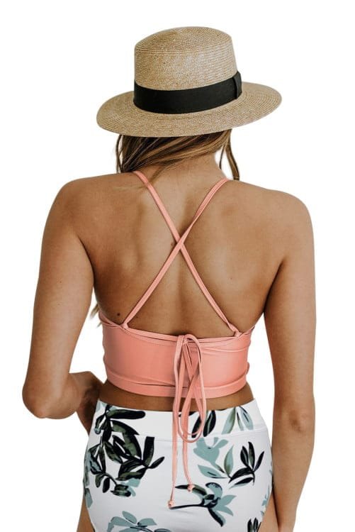 Buy swimwear for women at a store.