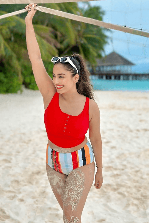 Surfs Up Square Neck High Waist Bikini