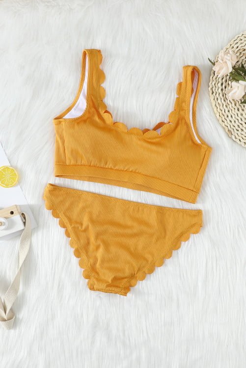 Buy swimwear for women at a store.
