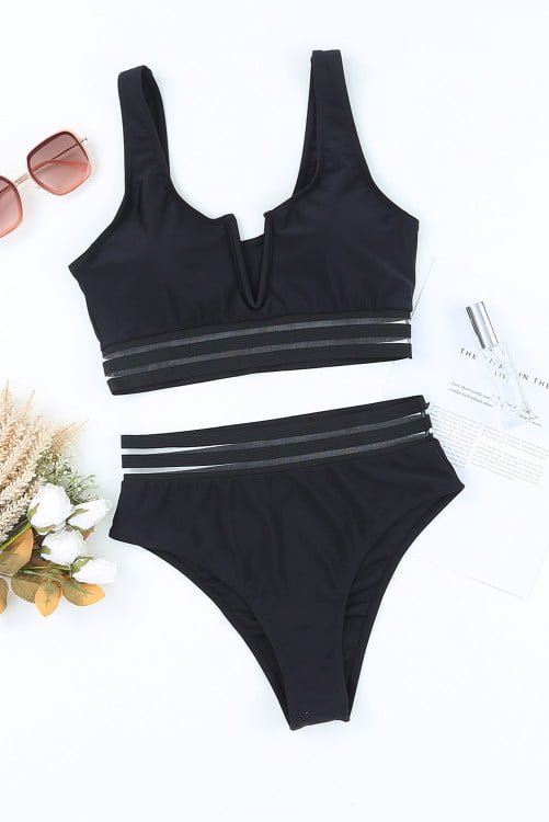 Buy swimwear for women at a store.