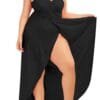 Wrapped Plus Size Beach Coverup