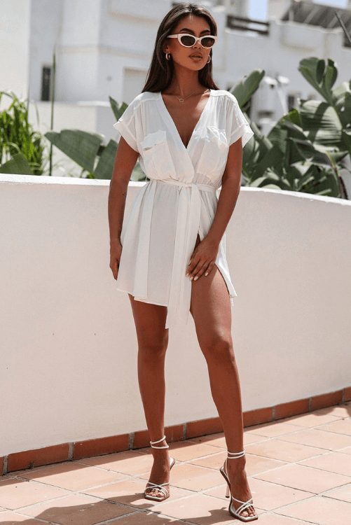 Beach Coverup with Belt